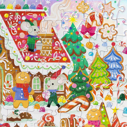 CROCODILE CREEK | HOLOGRAPHIC PUZZLE 100 PCE | GINGERBREAD HOUSE