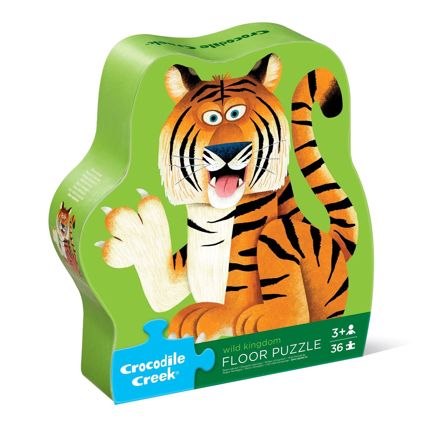 Crocodile Creek Classic Floor Puzzle 36 Piece - Wild Kingdom
