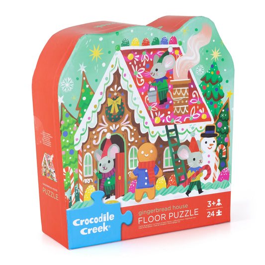 CROCODILE CREEK | CLASSIC FLOOR PUZZLE 24 PCE | GINGERBREAD HOUSE