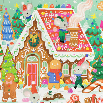 CROCODILE CREEK | CLASSIC FLOOR PUZZLE 24 PCE | GINGERBREAD HOUSE