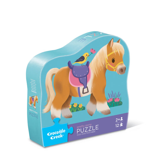 CROCODILE CREEK MINI PUZZLE 12 PIECE | PONY - Angus & Dudley Collections