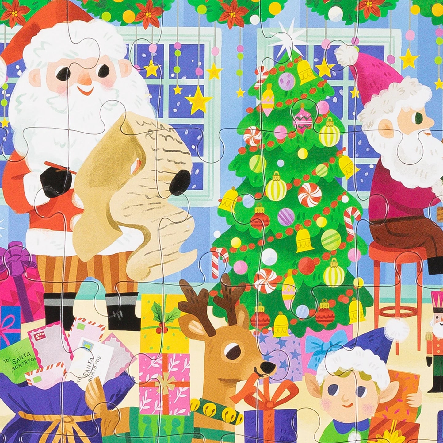 CROCODILE CREEK | FLAT HOUSE PUZZLE 50 PIECE | SANTAS WORKSHOP