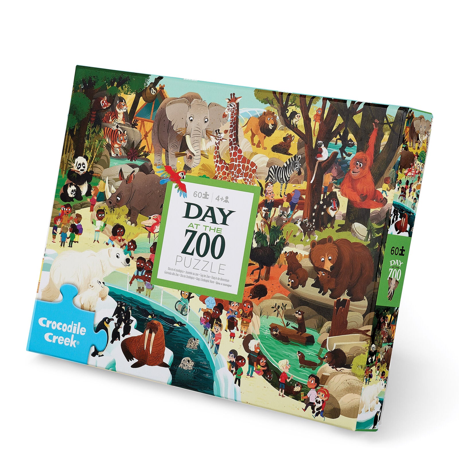 CROCODILE CREEK DAY AT THE MUSEUM PUZZLE 60 PIECE | ZOO - Angus & Dudley Collections