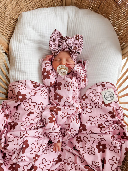 INDIGO DREAMS | ROMY RUFFLE ONSIE | COCOA AND BLOSSOM
