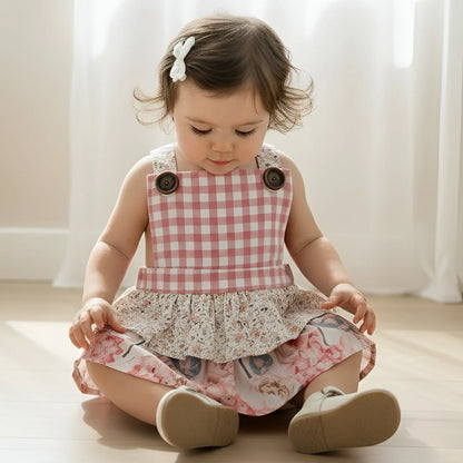 LOVE HENRY | FRILLY PLAYSUIT | PRETTY BLOSSOM