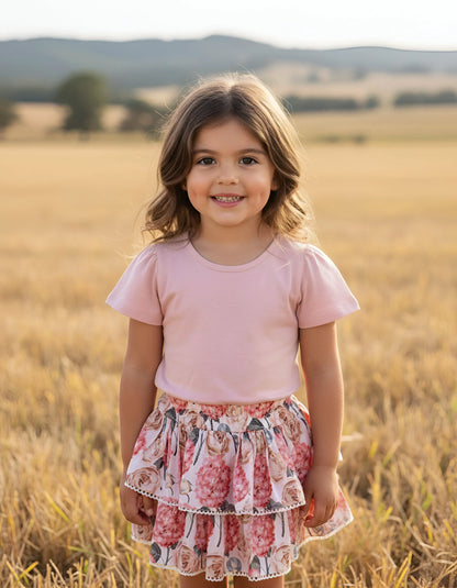 LOVE HENRY | FRILLY SKIRT | PINK BLOSSOM