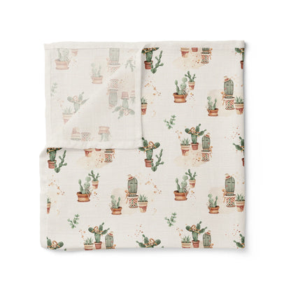 CONFETTI KIDZ ORGANIC MUSLIN WRAP | HAPPY CACTUS