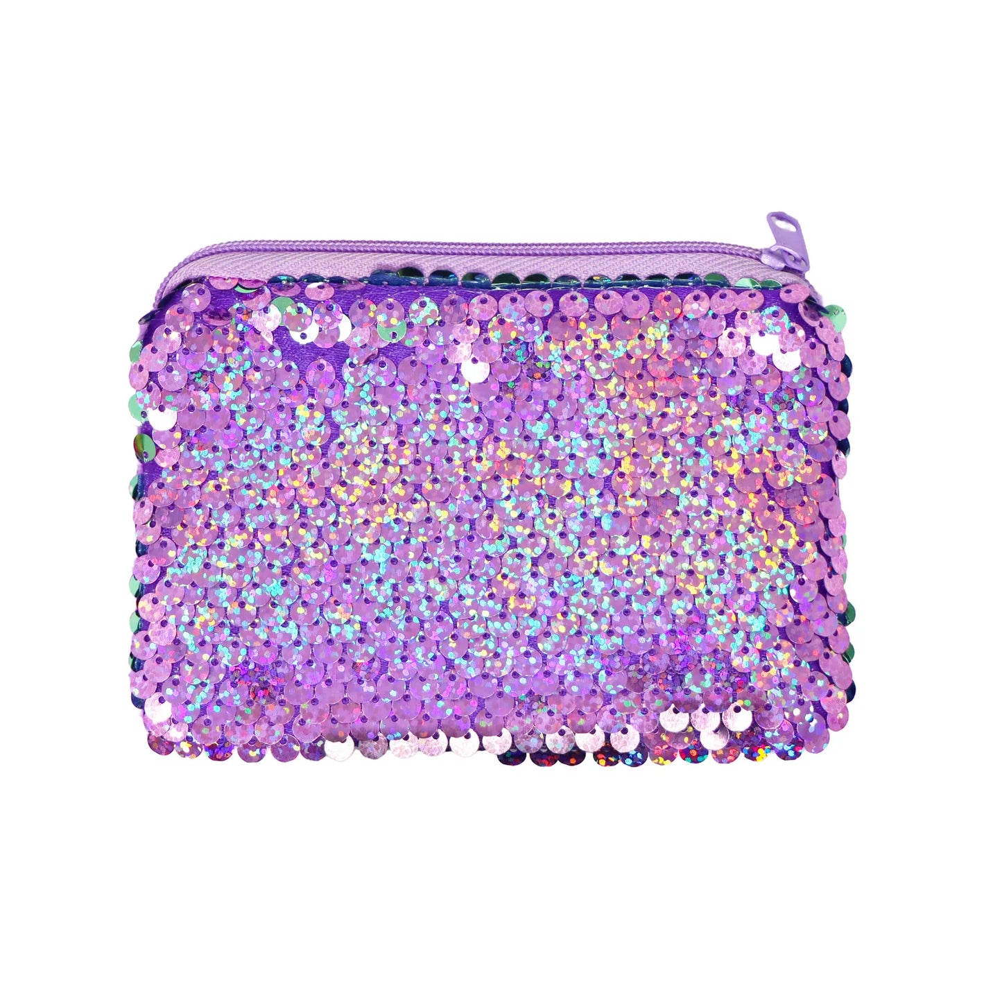 PINK POPPY SEQUIN COIN PURSE