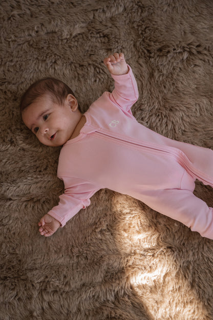 CINNAMON BABY GROWSUIT - PINK