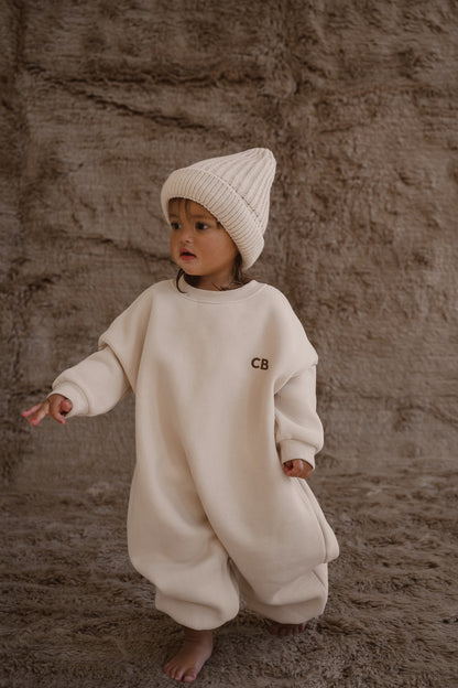 CINNAMON BABY LOUNGE SUIT - BEIGE