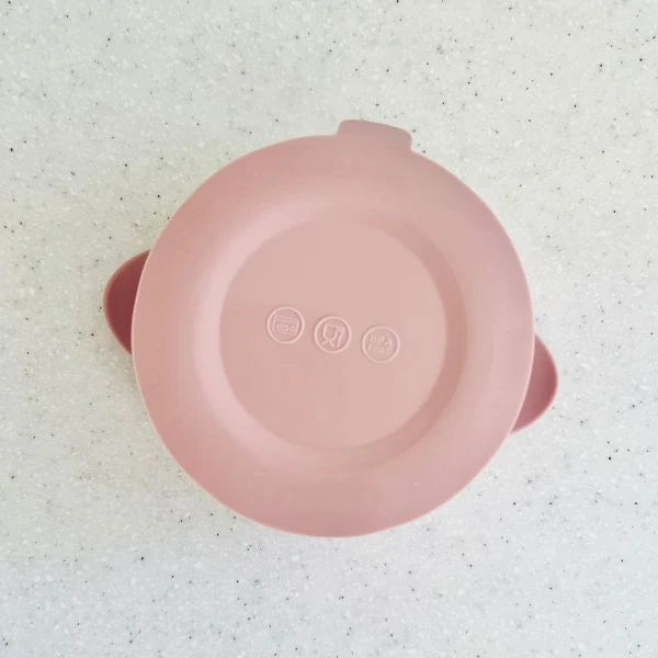 CUDDLEBUG & CO | STAINLESS STEEL SUCTION BOWL | CHERRY