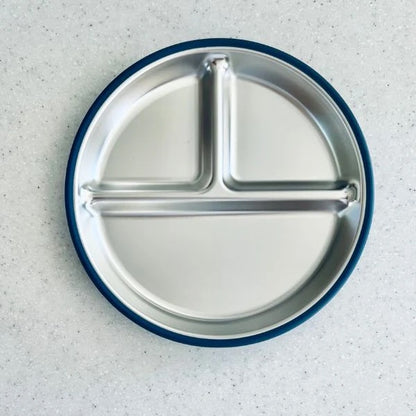 CUDDLEBUG & CO | STAINLESS STEEL SUCTION PLATE | BLUEBERRY