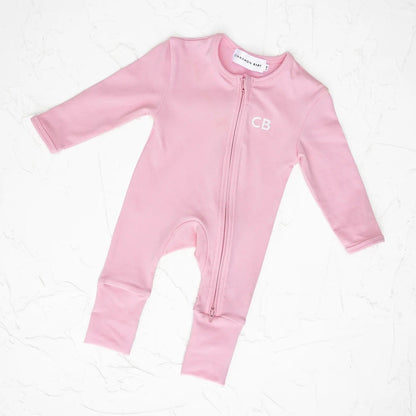 CINNAMON BABY GROWSUIT - PINK