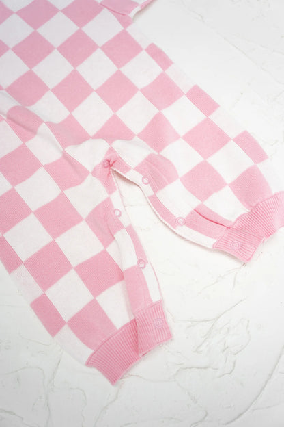 CINNAMON BABY KNITTED LOUNGE SUIT - BABY PINK