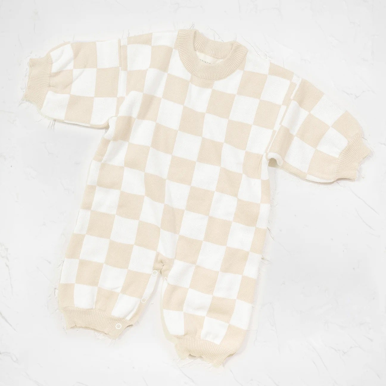 CINNAMON BABY KNITTED LOUNGE SUIT - CREAM