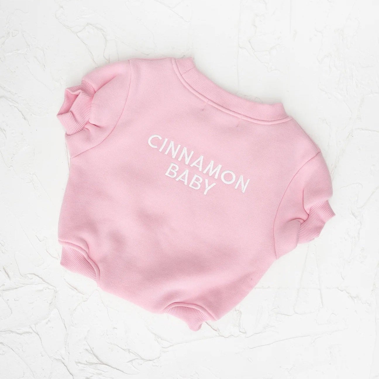 CINNAMON BABY LOGO ROMPER - PINK