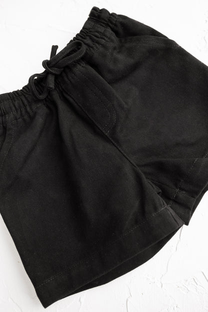 CINNAMON BABY CHINO SHORTS | BLACK