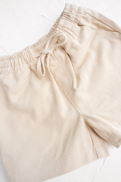CINNAMON BABY CHINO SHORTS | SAND
