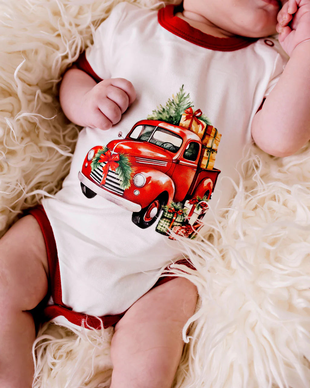 Confetti Kidz Christmas Truck Bodysuit