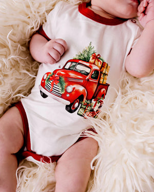 Confetti Kidz Christmas Truck Bodysuit