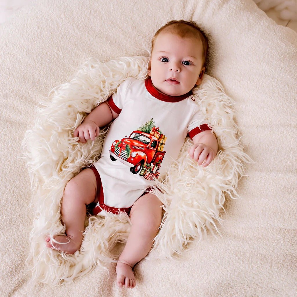 Confetti Kidz Christmas Truck Bodysuit