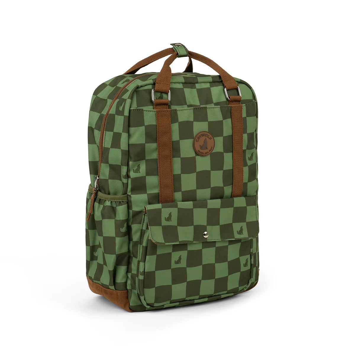 CRYWOLF LARGE BACKPACK | GREEN CHECK