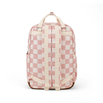 CRYWOLF LARGE BACKPACK | PINK CHECK