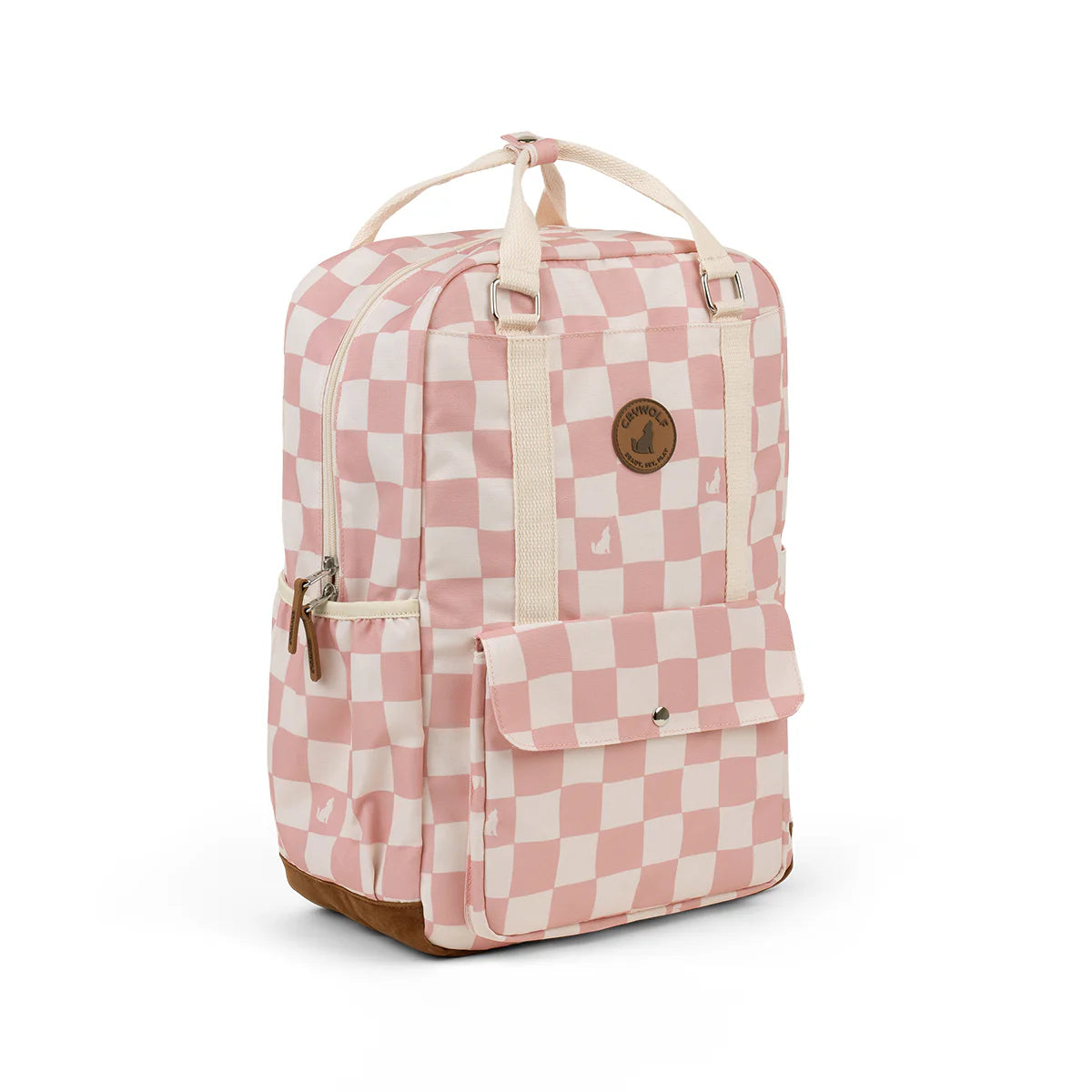 CRYWOLF LARGE BACKPACK | PINK CHECK