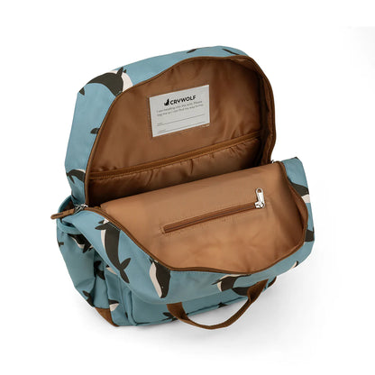 CRYWOLF LARGE BACKPACK | WHALE TRAIL