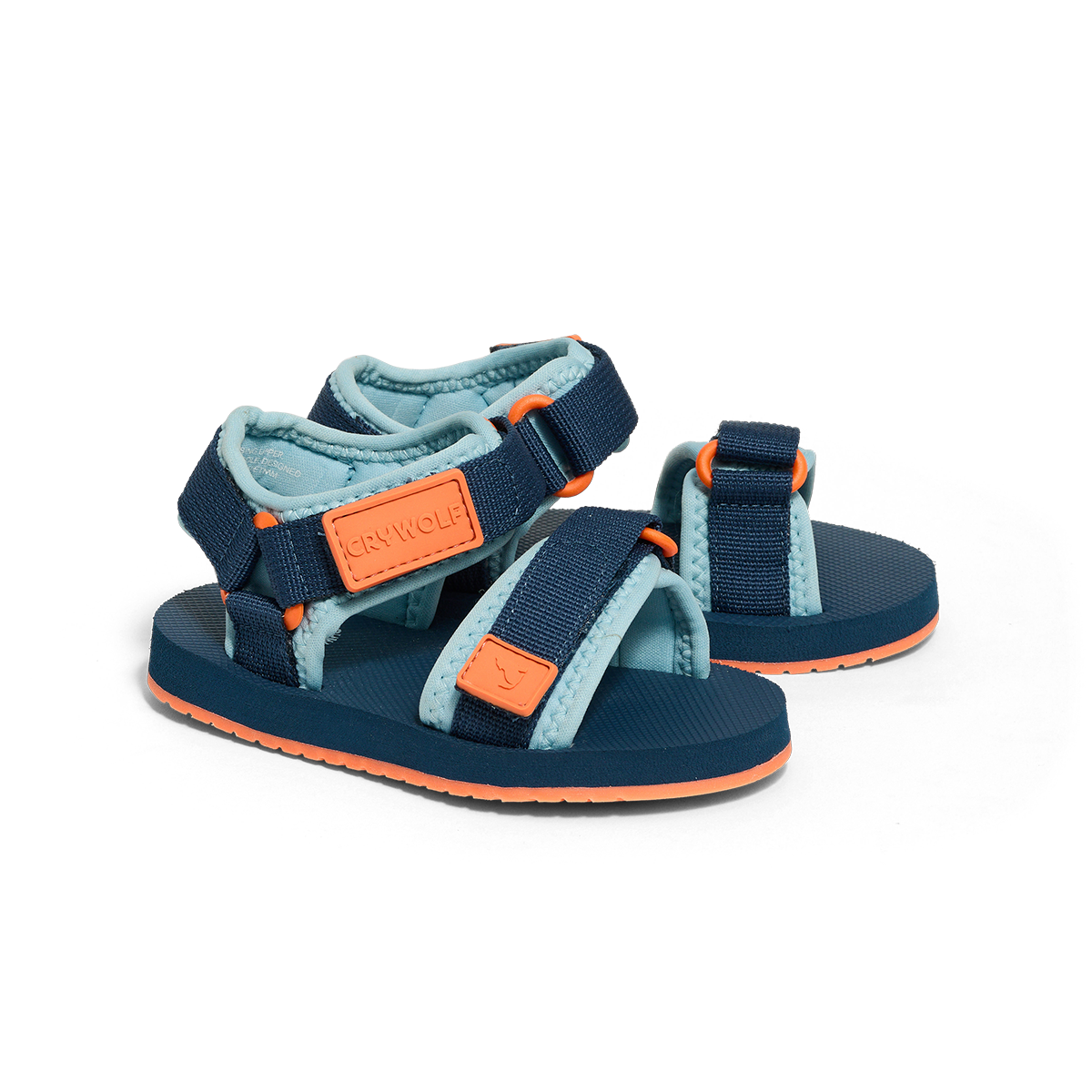 CRYWOLF KIDS BEACH SANDAL | NAVY POP
