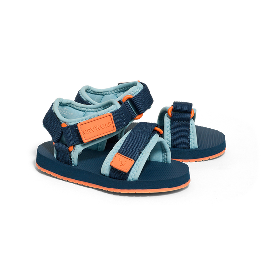 CRYWOLF KIDS BEACH SANDAL | NAVY POP