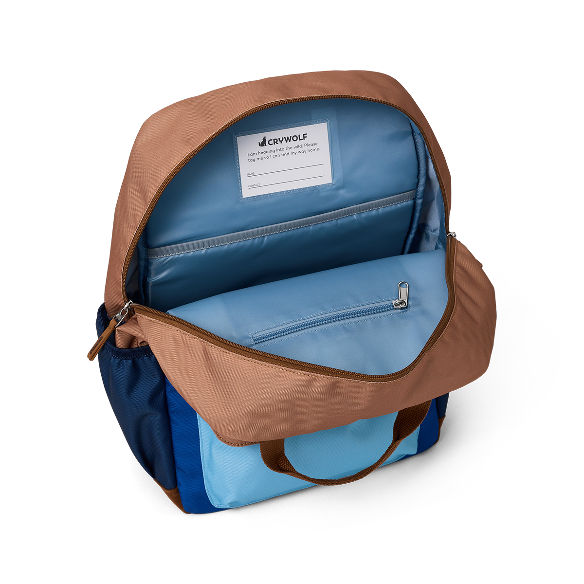 CRYWOLF LARGE BACKPACK | DEEP SEA COLOURBLOCK