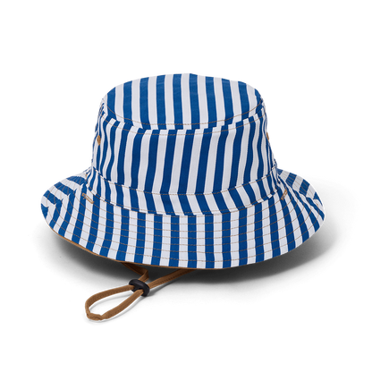 CRYWOLF REVERSIBLE BUCKET HAT | DEEP SEA STRIPE