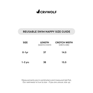 Crywolf Reusable Swim Nappy - Flower Market