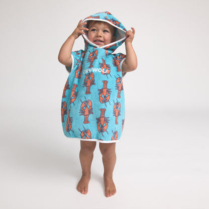 CRYWOLF BABY HOODED TOWEL | LITTLE LOBSTERS