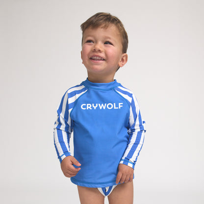 CRYWOLF BABY RASH VEST | DEEP SEA STRIPE