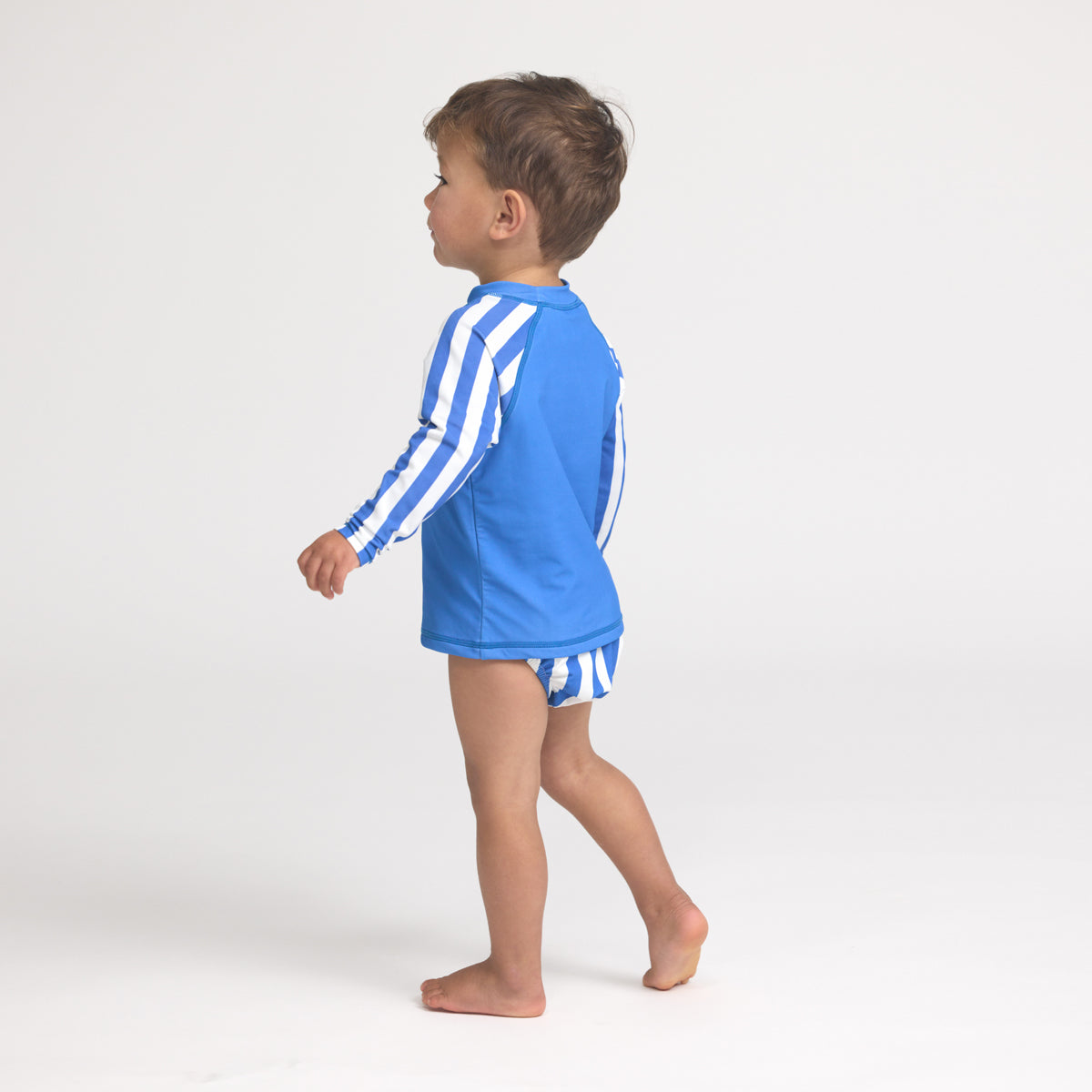CRYWOLF BABY RASH VEST | DEEP SEA STRIPE