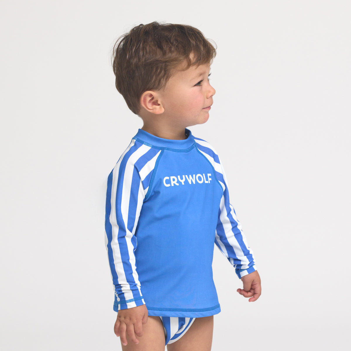 CRYWOLF BABY RASH VEST | DEEP SEA STRIPE