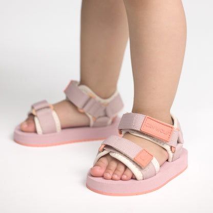 CRYWOLF KIDS BEACH SANDAL | BLUSH POP