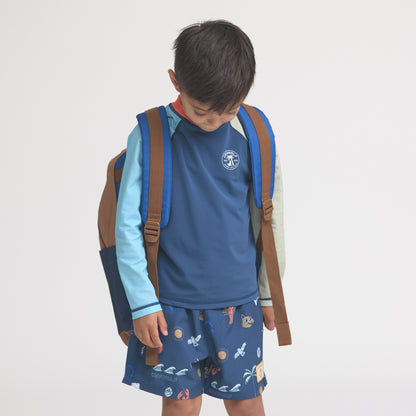 CRYWOLF LARGE BACKPACK | DEEP SEA COLOURBLOCK