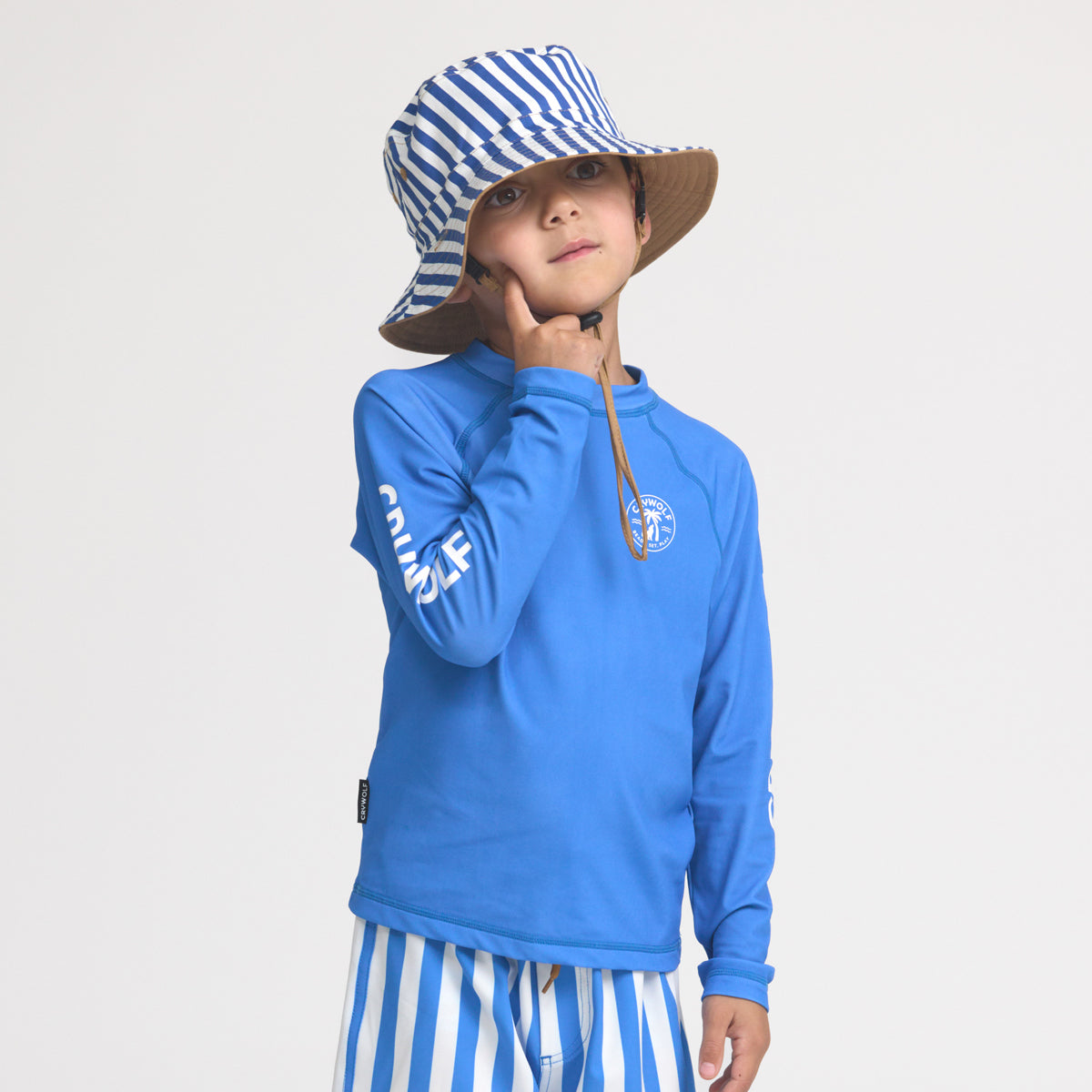 CRYWOLF LONG SLEEVE RASH VEST | DEEP SEA BLUE