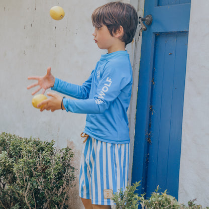 CRYWOLF LONG SLEEVE RASH VEST | DEEP SEA BLUE