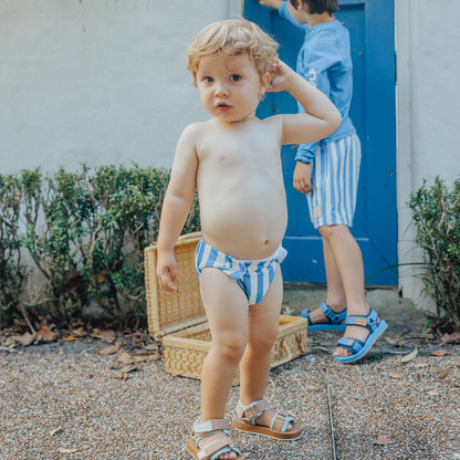CRYWOLF REUSABLE SWIM NAPPY | DEEP SEA STRIPE