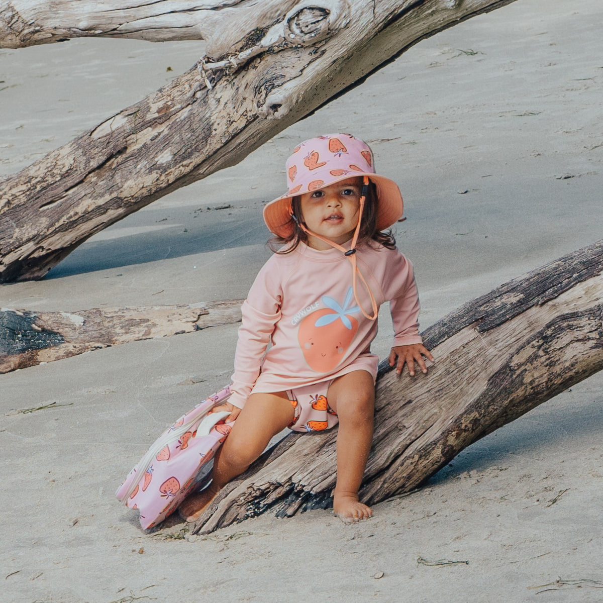 CRYWOLF REUSABLE SWIM NAPPY | STRAWBERRY SPLASH