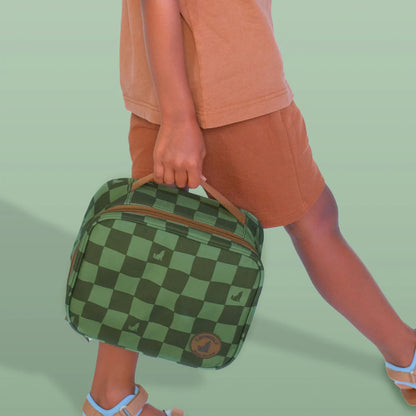 CRYWOLF INSULATED LUNCH BAG | GREEN CHECK