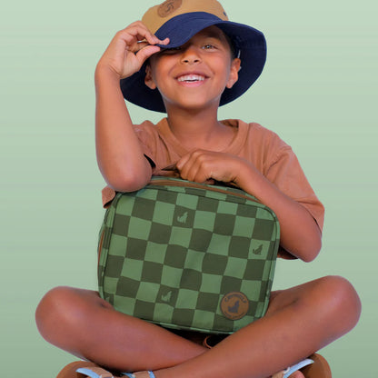 CRYWOLF INSULATED LUNCH BAG | GREEN CHECK