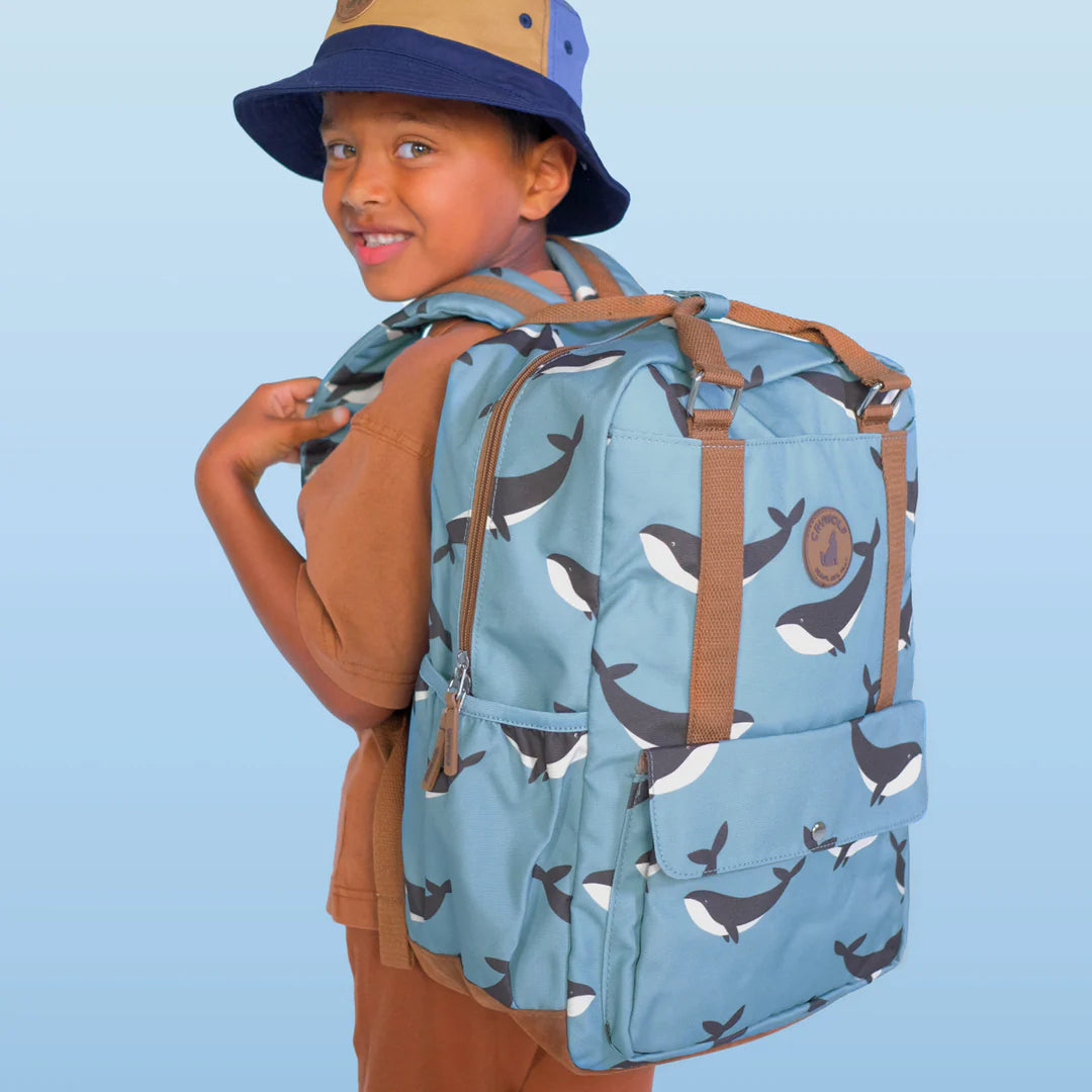 CRYWOLF LARGE BACKPACK | WHALE TRAIL