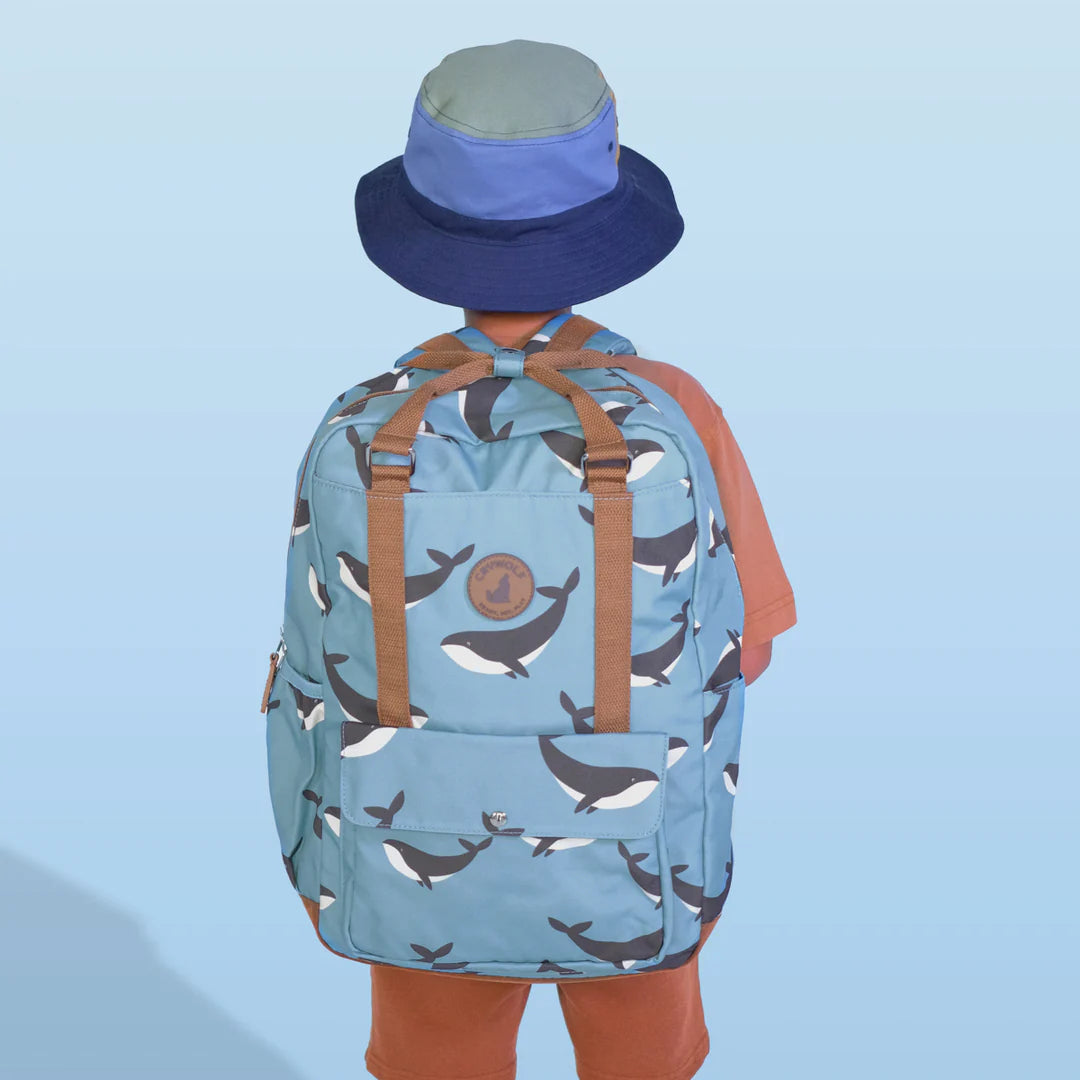 CRYWOLF LARGE BACKPACK | WHALE TRAIL