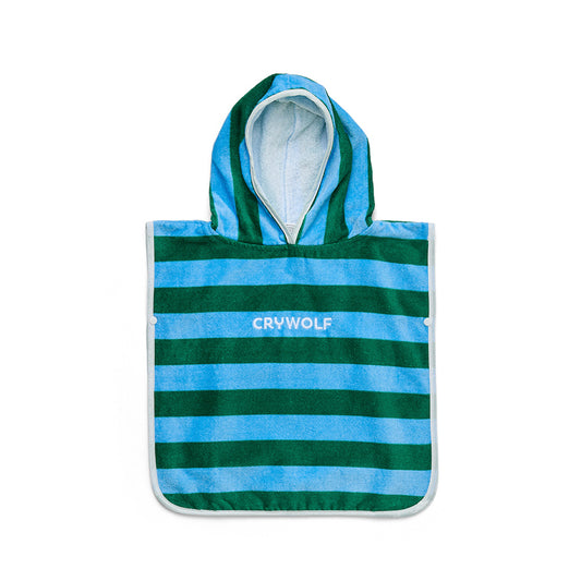 CRYWOLF BABY HOODED TOWEL | DECK STRIPE