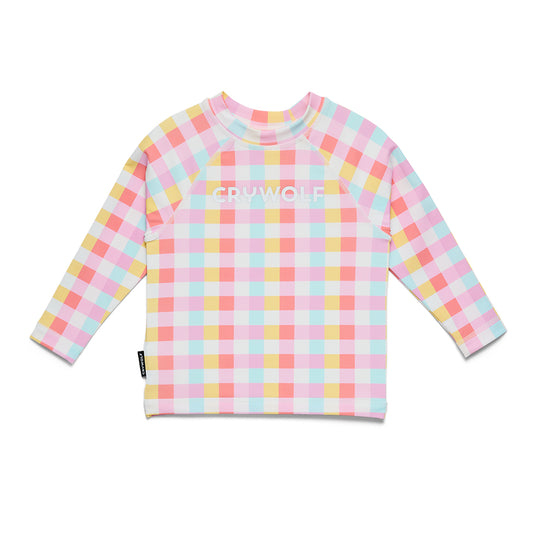 CRYWOLF BABY RASH VEST | POP GINGHAM